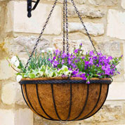 Hanging basket with coco liner - D.30 cm